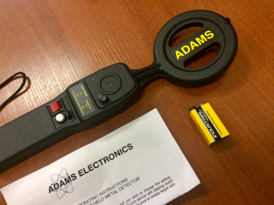 Adams Electronics ER3000, Ручной металлодетектор (металлоискатель)